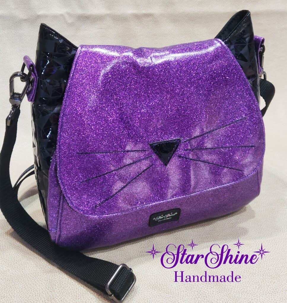 Purple Kitty Dinah Bag