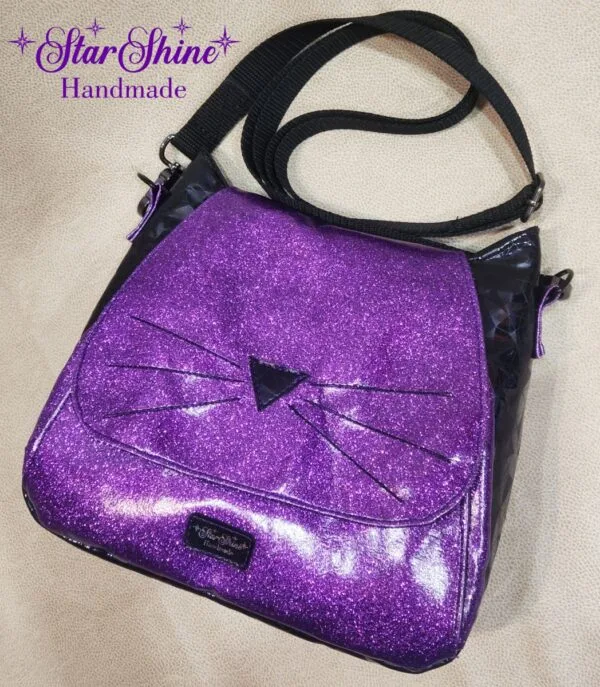 Purple Kitty Dinah Bag