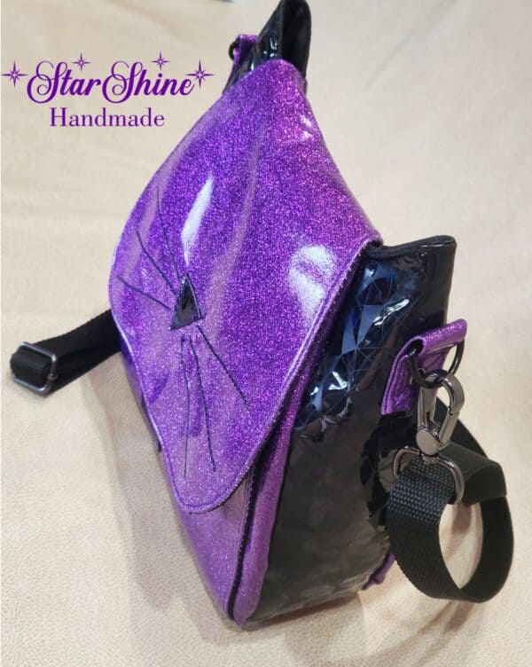 Purple Kitty Dinah Bag
