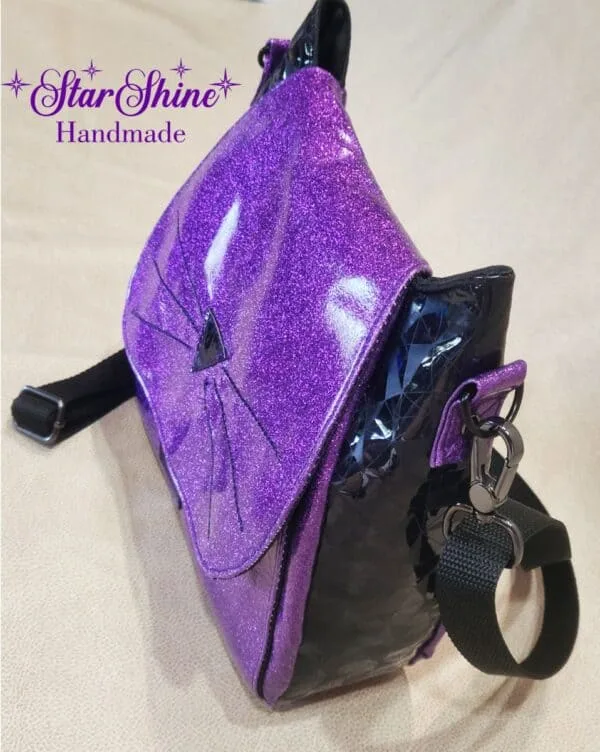 Purple Kitty Dinah Bag