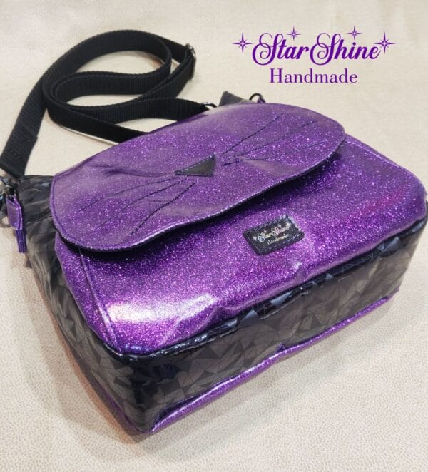 Purple Kitty Dinah Bag
