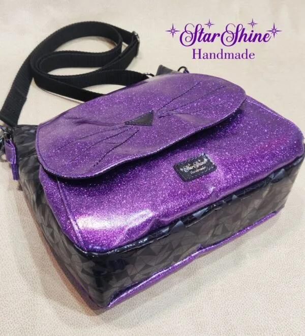 Purple Kitty Dinah Bag
