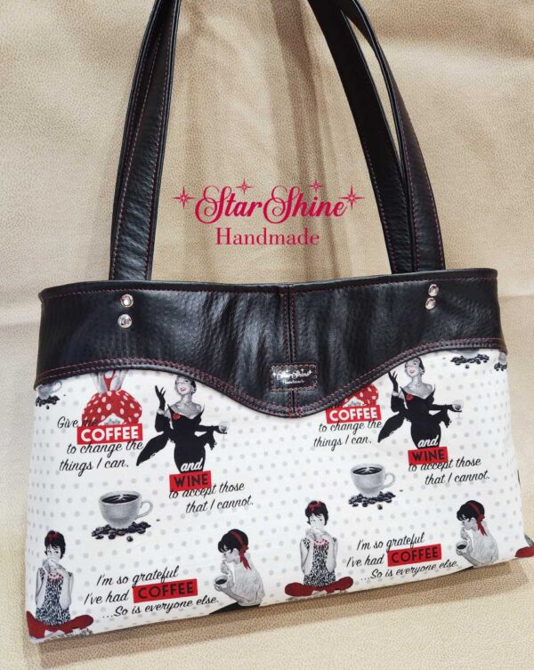 Coffee and Wine Sweetheart Shoulder Bag