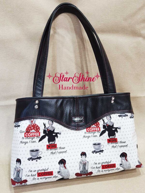Coffee and Wine Sweetheart Shoulder Bag