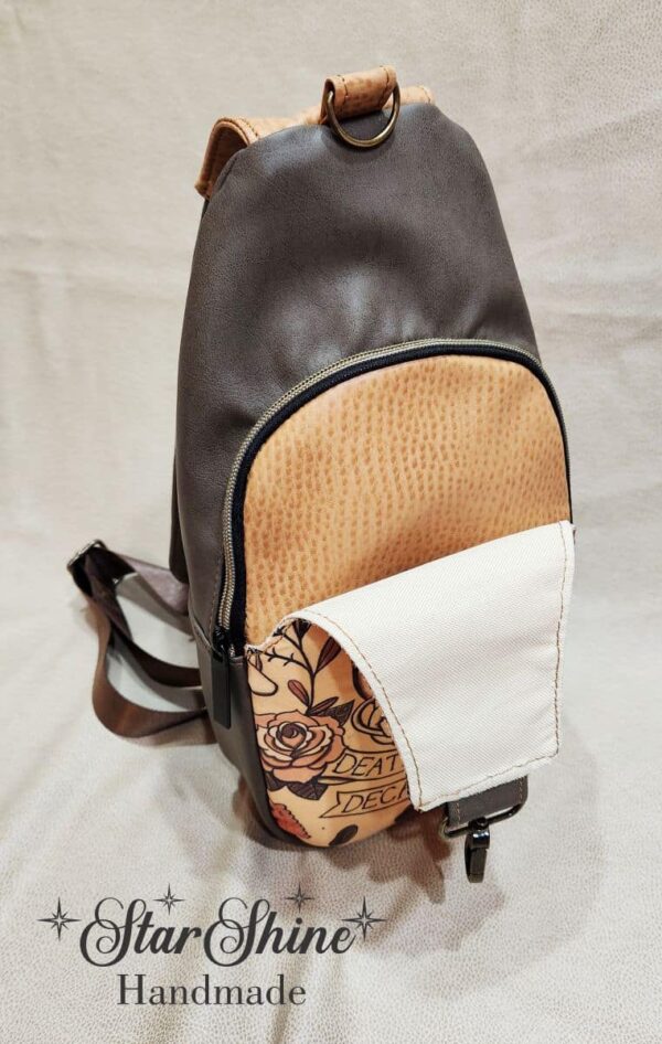 Death Before Decaf Sling Crossbody