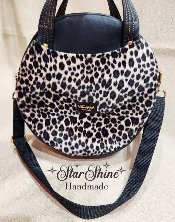 Sexy Leopard Circle Handbag
