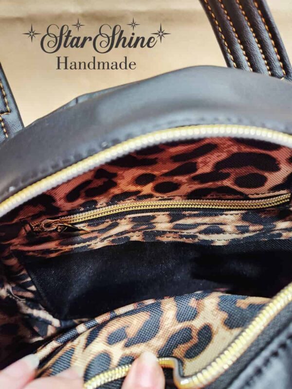 Sexy Leopard Circle Handbag