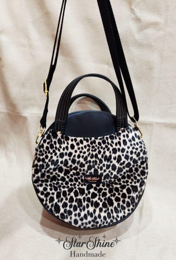 Sexy Leopard Circle Handbag