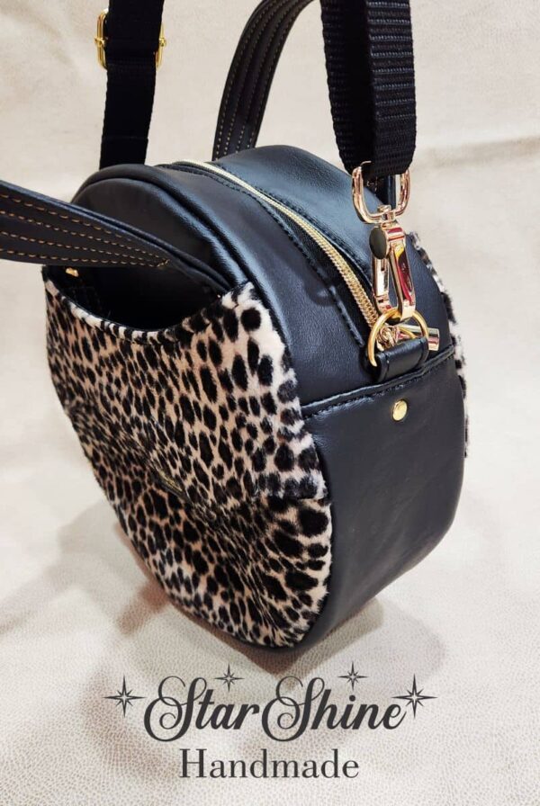 Sexy Leopard Circle Handbag