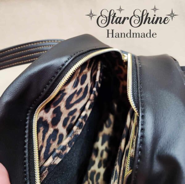 Sexy Leopard Circle Handbag