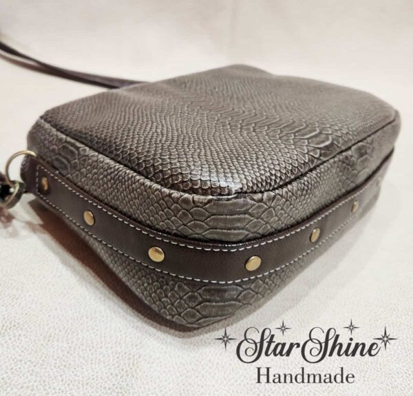 Vegan Snakeskin Lage Penelope Bag