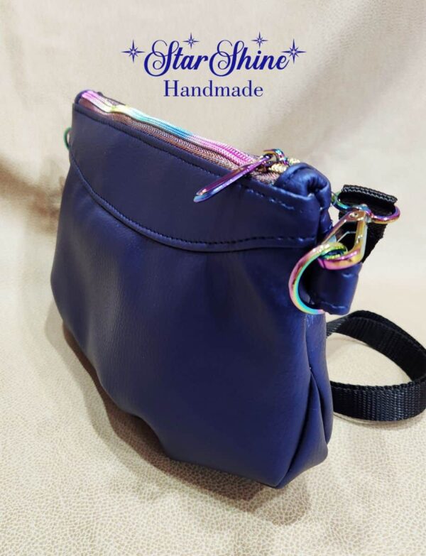 Blue Shimmer Humingbirds Crossbody