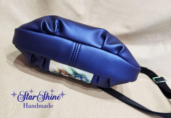 Blue Shimmer Humingbirds Crossbody