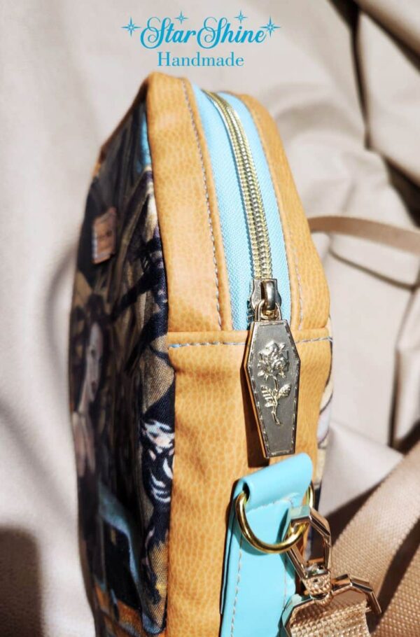 Pin-Up Zombie Coffin Crossbody Bag