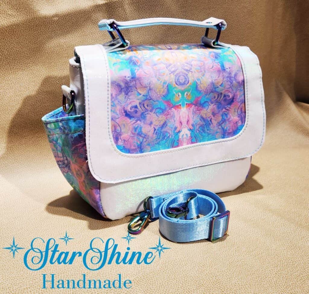 Glittering Pastel Rainbow Handbag