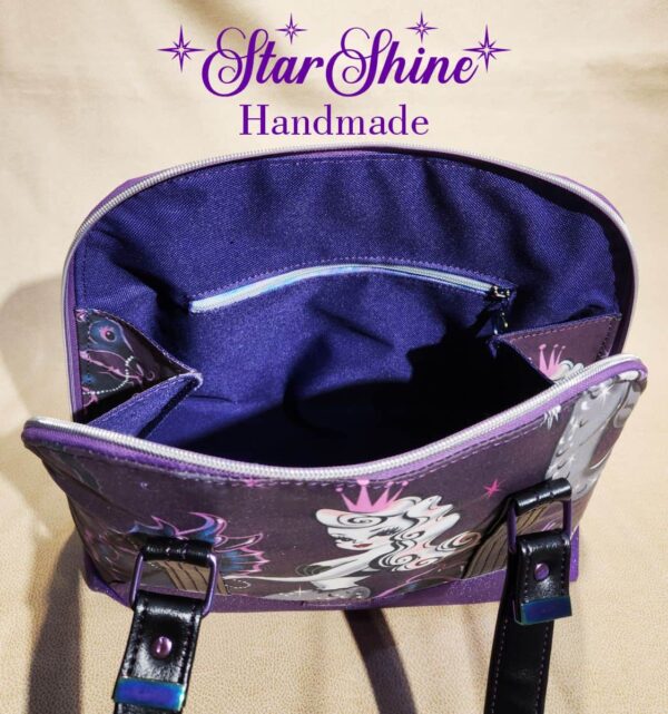 Purple Pin Up Mermaids Handbag