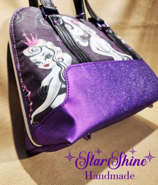 Purple Pin Up Mermaids Handbag