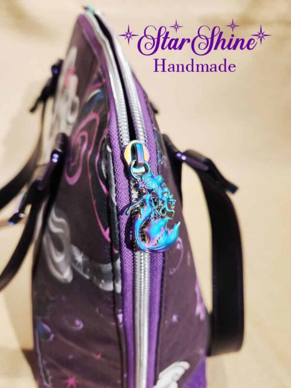 Purple Pin Up Mermaids Handbag