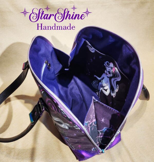 Purple Pin Up Mermaids Handbag