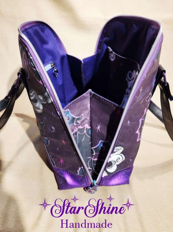 Purple Pin Up Mermaids Handbag