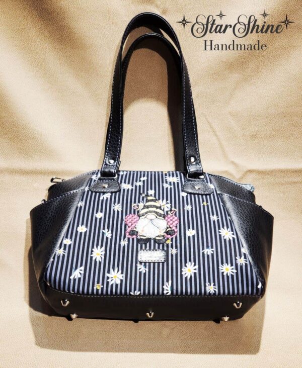 Floral Bee Gnome Handbag