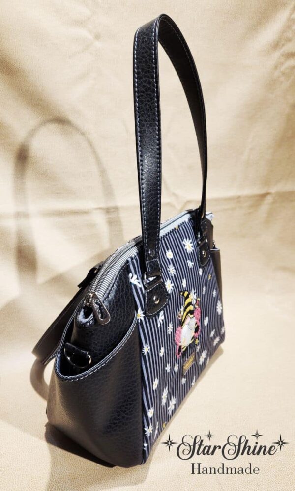 Floral Bee Gnome Handbag