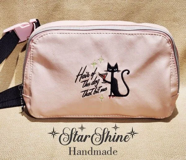 Retro Kitty Cat Waist-Sling Bag