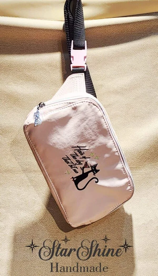 Retro Kitty Cat Waist-Sling Bag