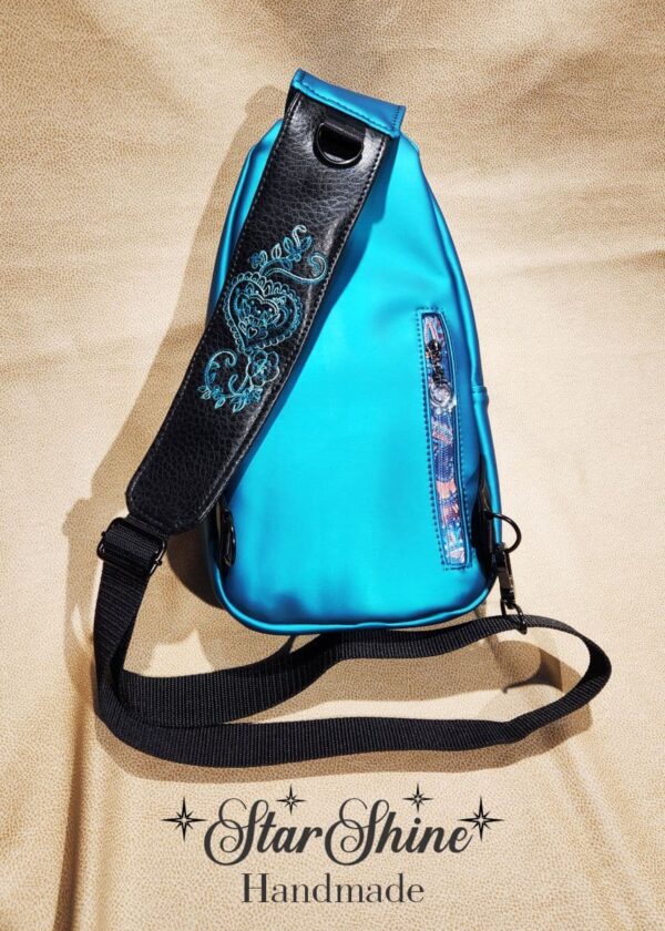Pearl Peacock Green Sling.