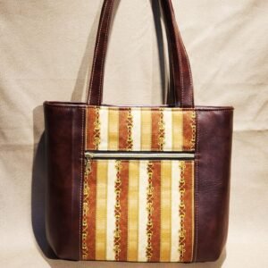 Classic Walnut Brown Urban Tote Handbag