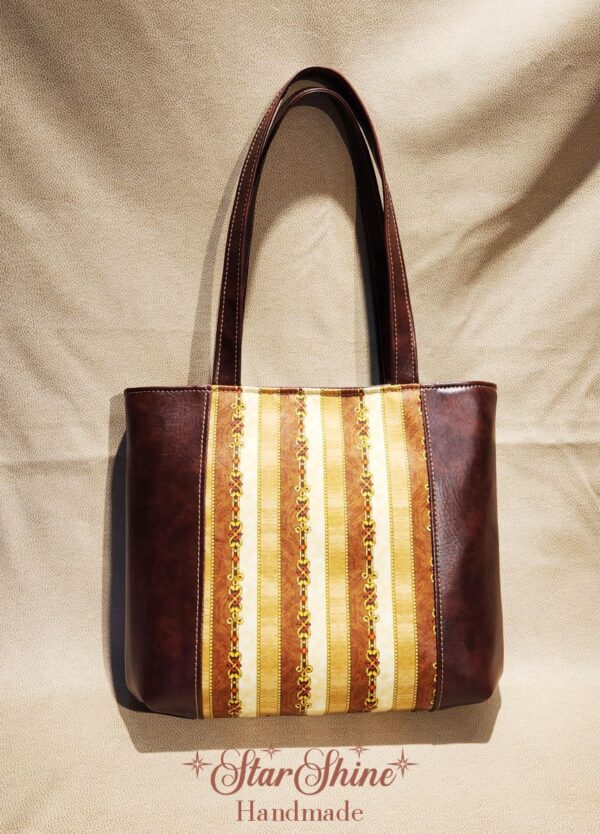 Classic Walnut Brown Urban Tote Handbag