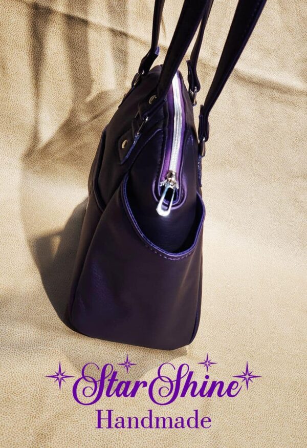 Purple Pearl Shimmer Handbag