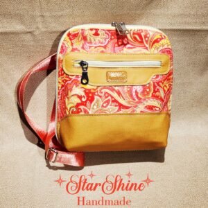 Coral Paisley Crossbody