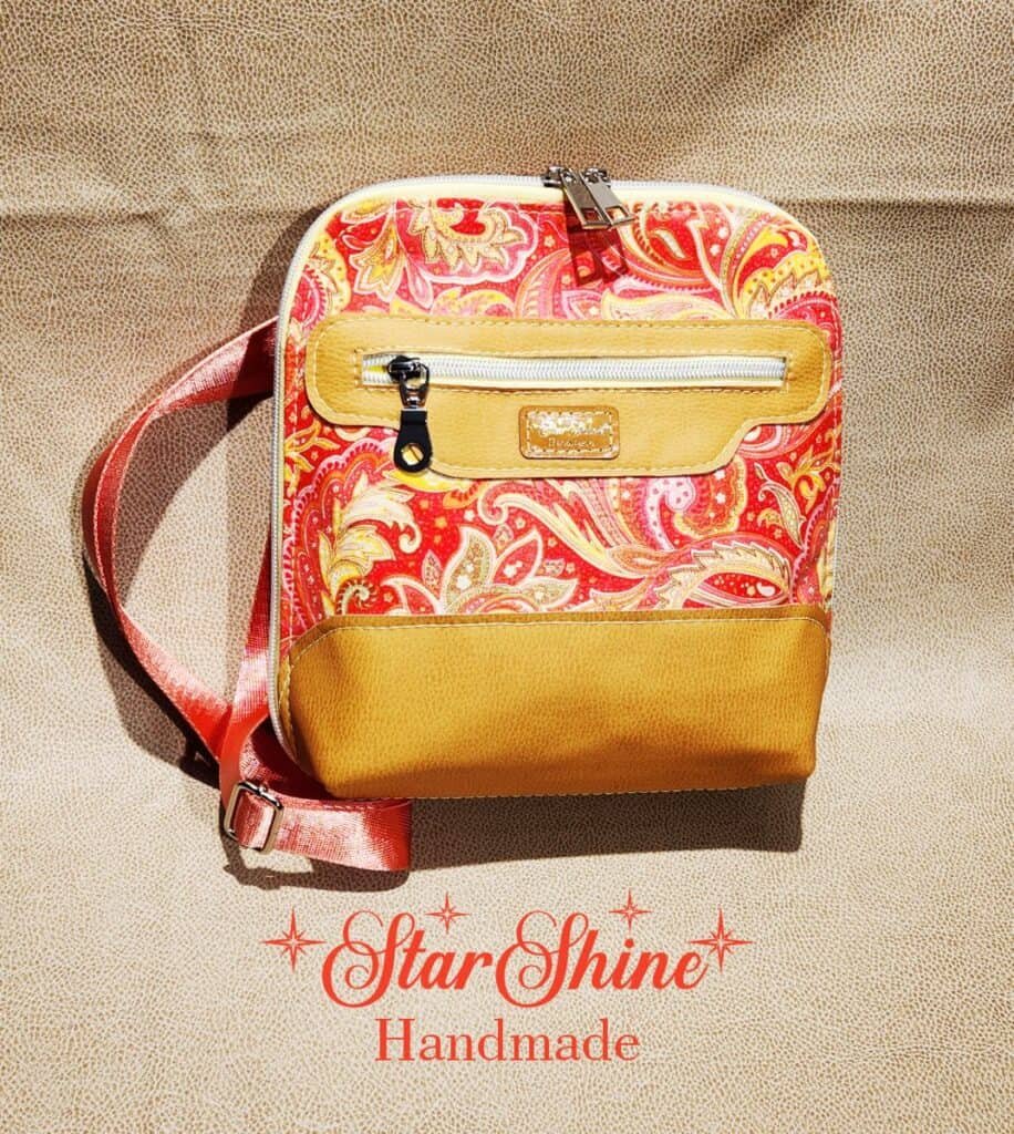 Coral Paisley Crossbody