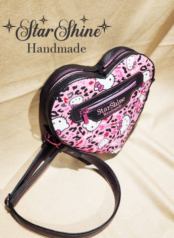 Pink Leopard Hello Kitty Crossbody