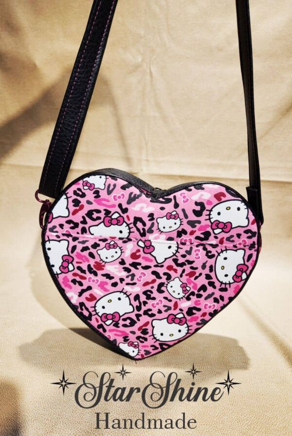 Pink Leopard Hello Kitty Crossbody