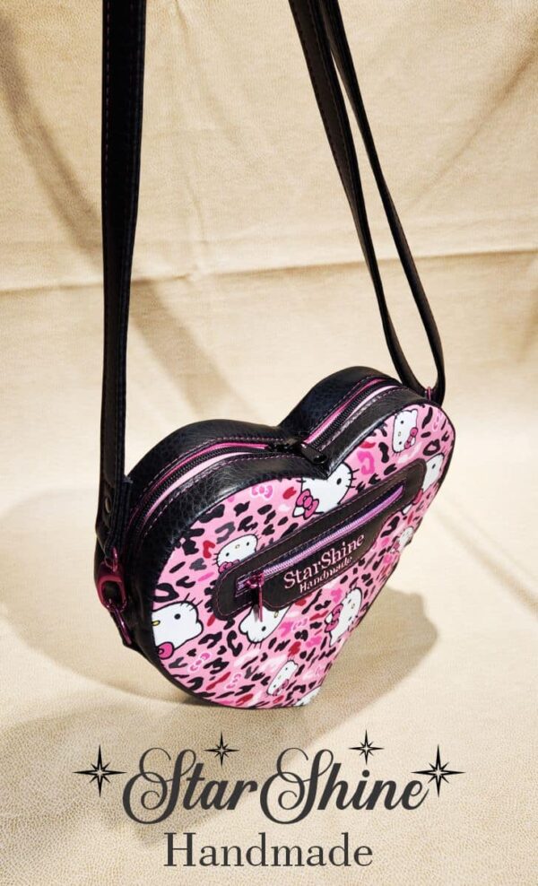 Pink Leopard Hello Kitty Crossbody