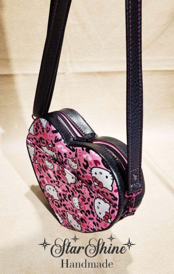 Pink Leopard Hello Kitty Crossbody