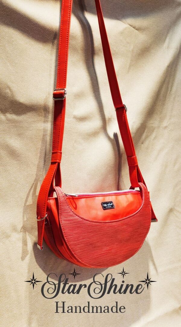 Scarlett Red Retro Luna Bag