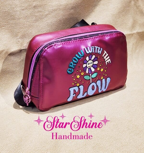 Grow with Flow Magenta Color Shifting Crossbody Bag