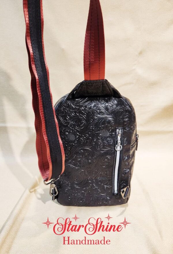 Los Muertos Pin-Up Sling Bag. Rear View.