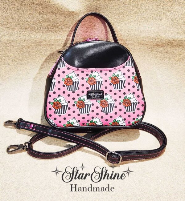 Pink Polka-Dot Cupcake Mini E