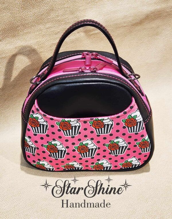 Pink Polka-Dot Cupcake Mini E