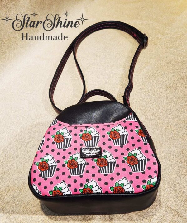 Pink Polka-Dot Cupcake Mini E