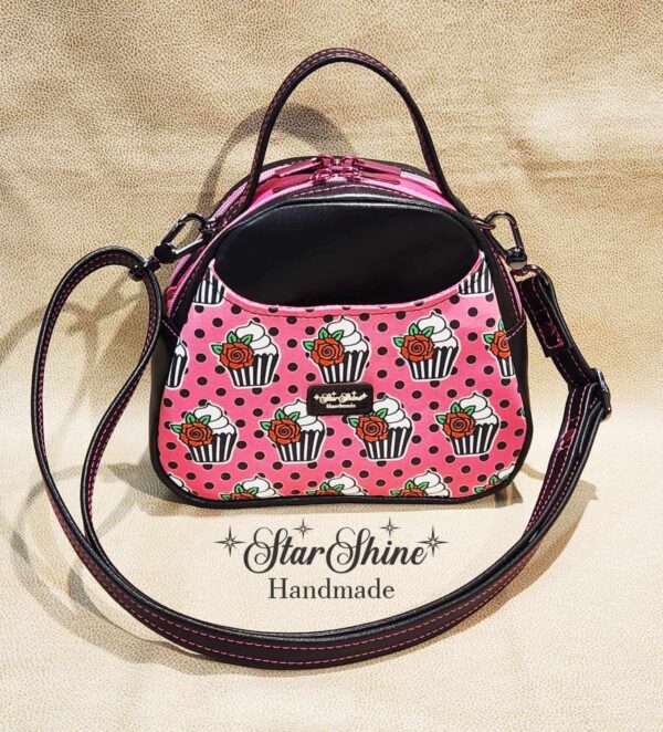 Pink Polka-Dot Cupcake Mini E