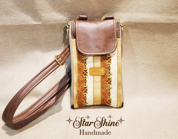 Regal Brown Cellphone Wallet Crossbody Bag