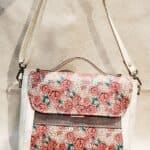 Leopard and Rose Filomena Handbag