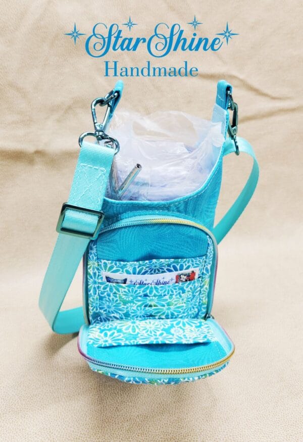 Full front view of Aqua Daisy H202Go Bag.