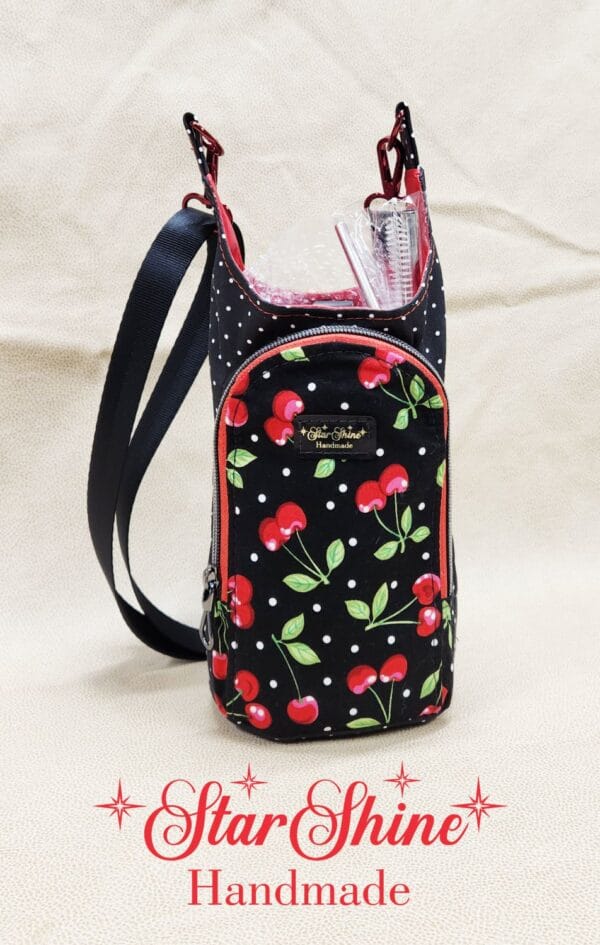 Full front view of Aqua Daisy H2o2Go Crossbody Bag