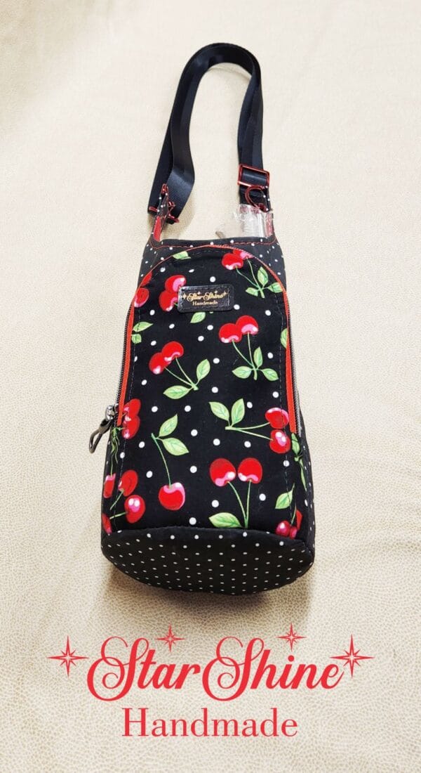 Full front view of Aqua Daisy H2o2Go Crossbody Bag